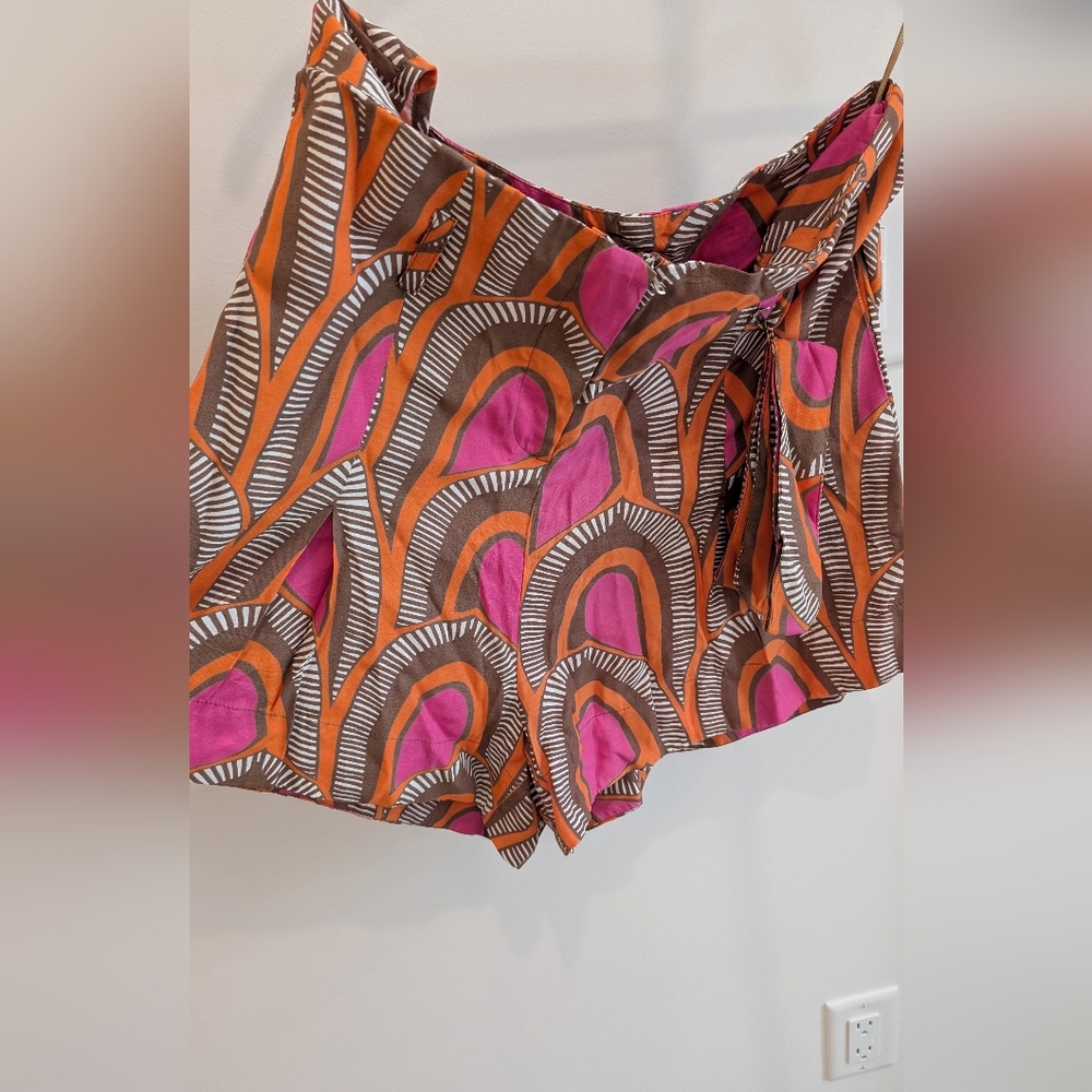 Toteme Orange and Pink Patterned Garment